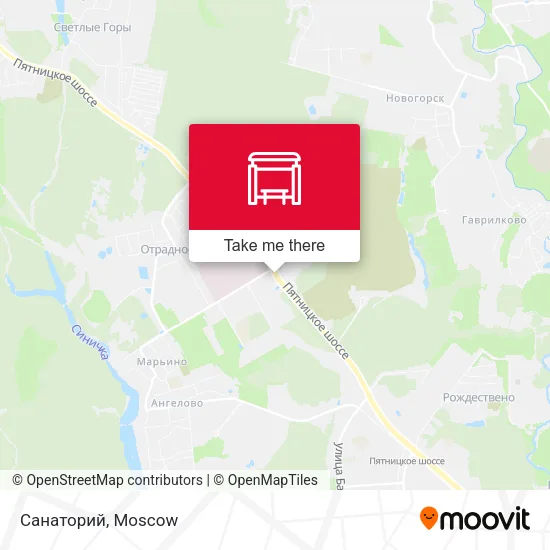 Санаторий map