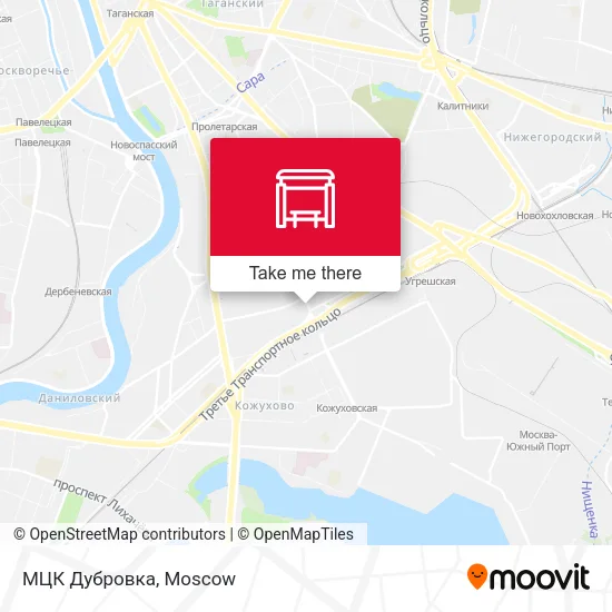 МЦК Дубровка map