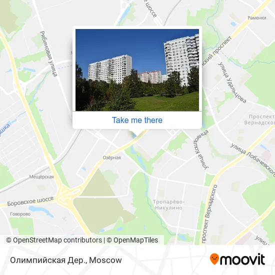 Олимпийская Дер. map