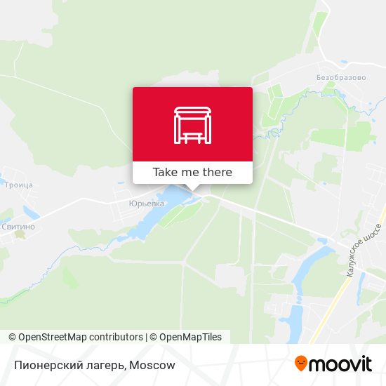 Пионерский лагерь map
