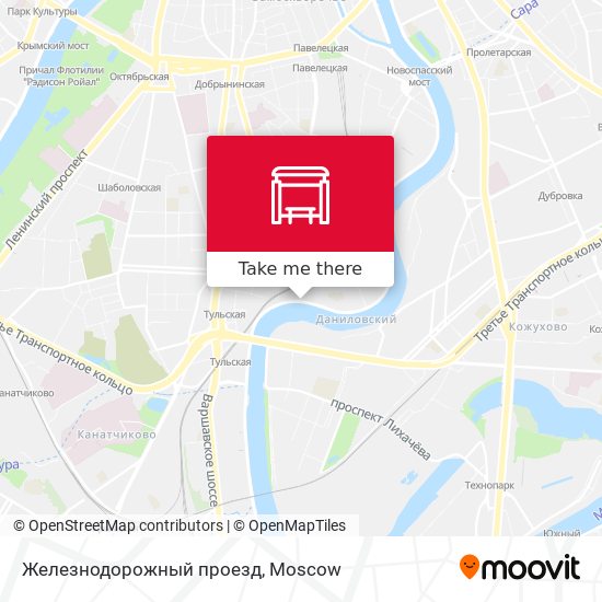 Железнодорожный проезд map