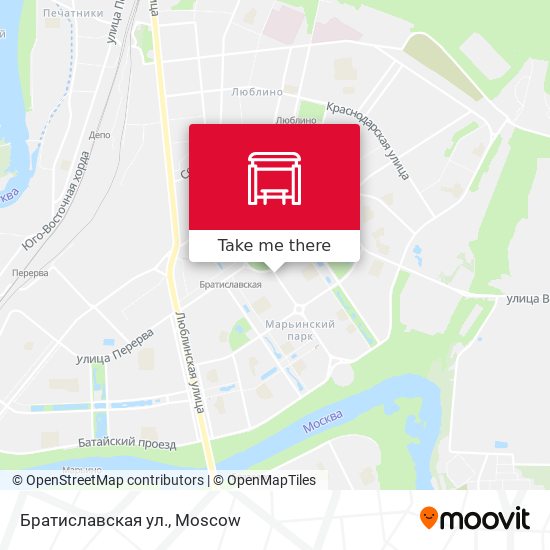 Братиславская ул. map