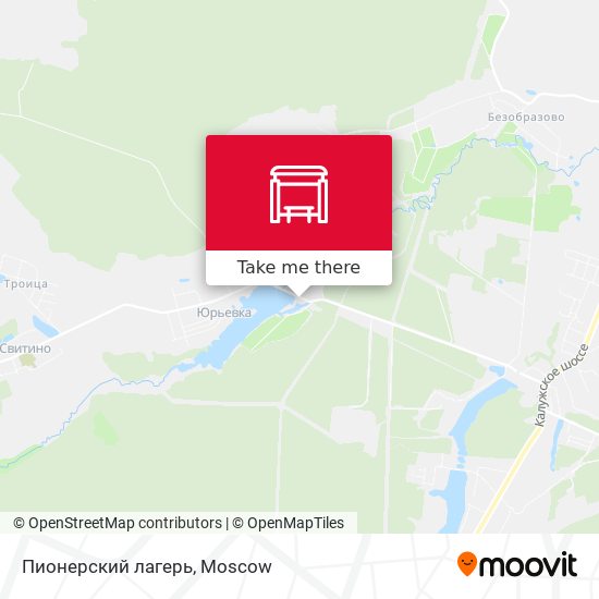 Пионерский лагерь map