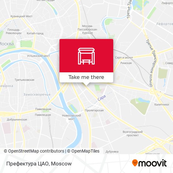 Префектура ЦАО map