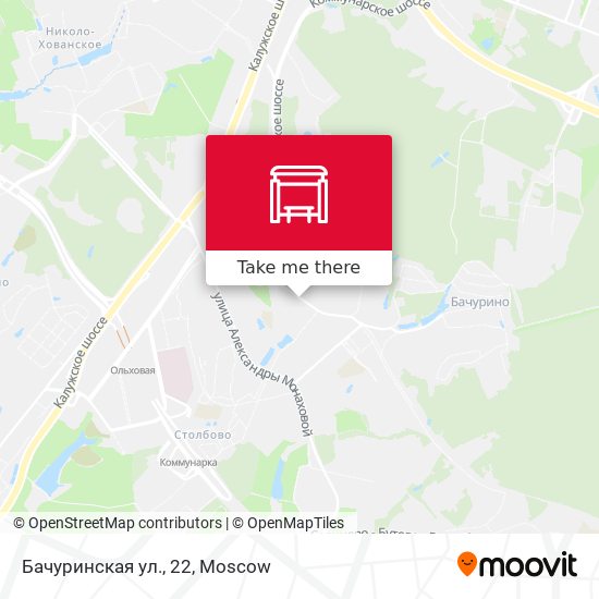 Бачуринская ул., 22 map