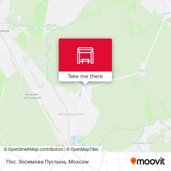 Пос. Зосимова Пустынь map