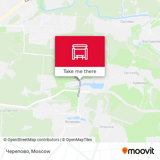 Черепово map