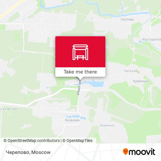 Черепово map