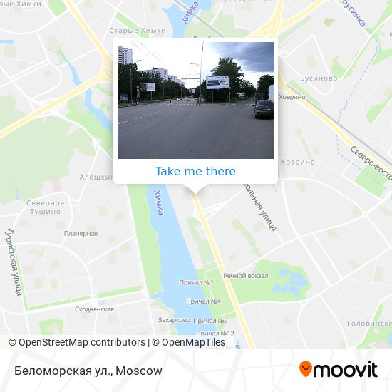 Беломорская ул. map