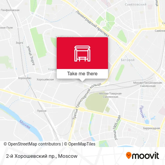 2-й Хорошевский пр. map