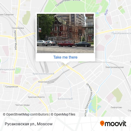 Русаковская ул. map