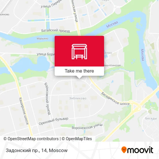 Задонский пр., 14 map