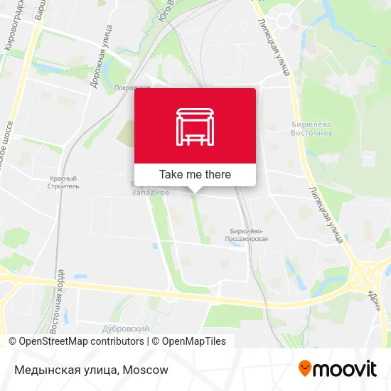 Медынская улица map