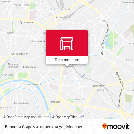 Верхняя Сыромятническая ул. map