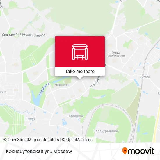 Южнобутовская ул. map