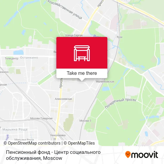 Пенсионный фонд - Центр социального обслуживания map