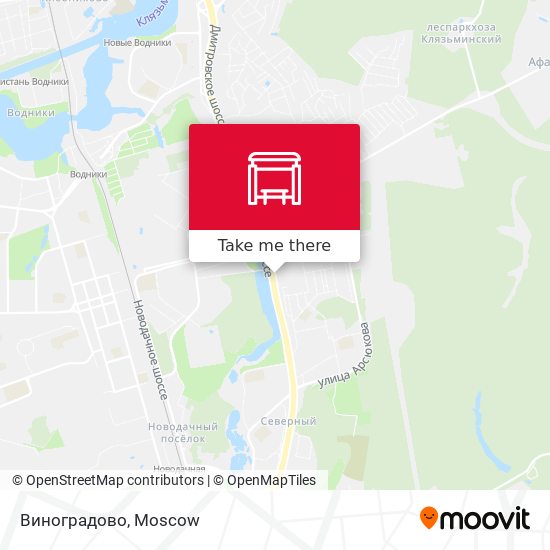 Виноградово map