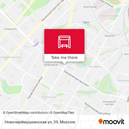 Новочерёмушкинская ул, 39 map