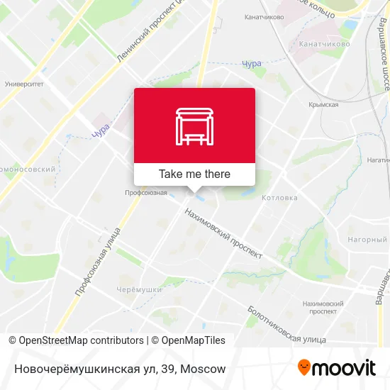 Новочерёмушкинская ул, 39 map