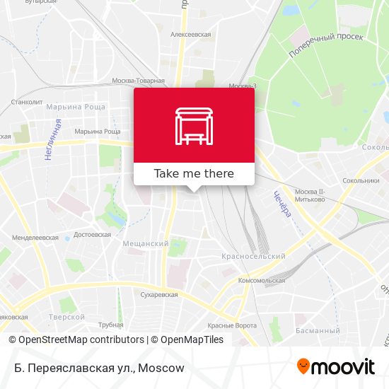 Б. Переяславская ул. map