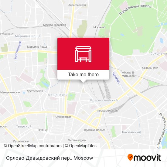 Орлово-Давыдовский пер. map