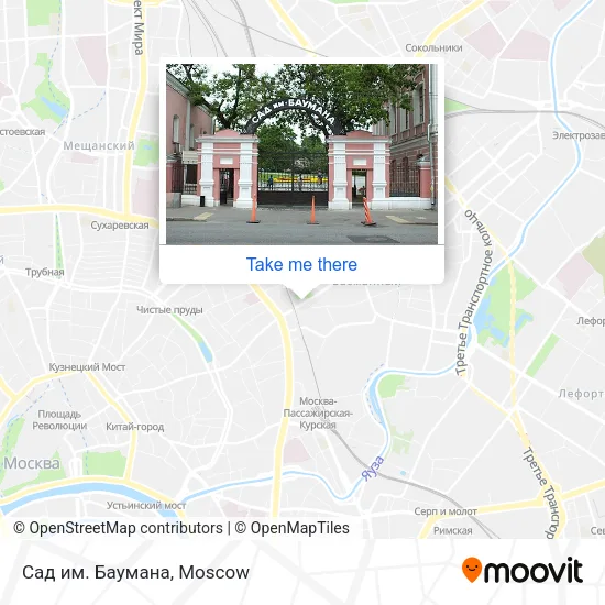 Сад им. Баумана map