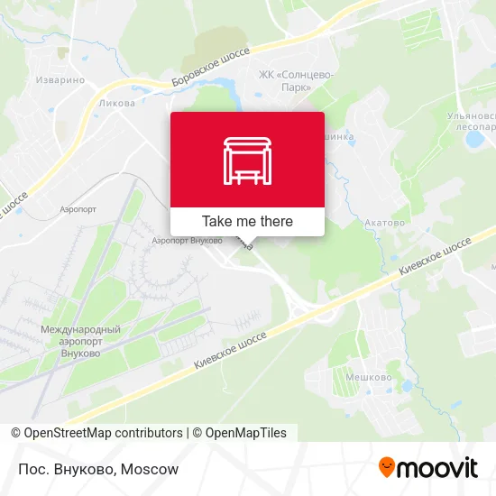 Пос. Внуково map