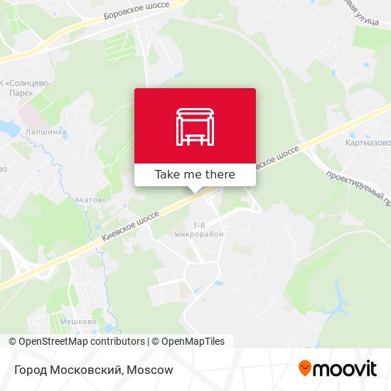 Город Московский map