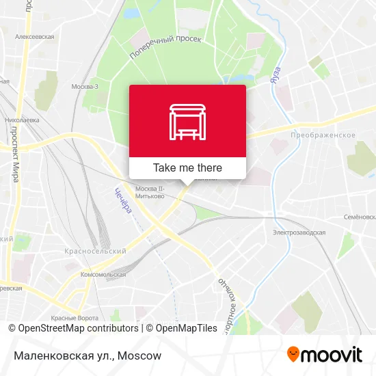 Маленковская ул. map