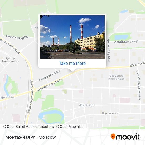 Монтажная ул. map