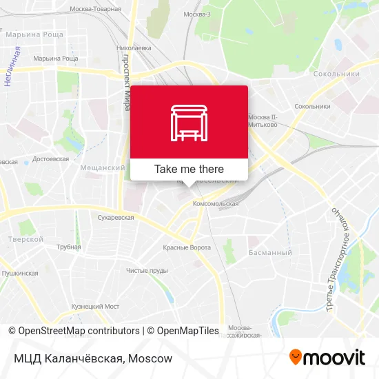 МЦД Каланчёвская map