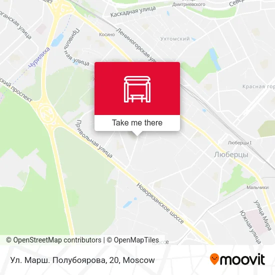 Ул. Марш. Полубоярова, 20 map