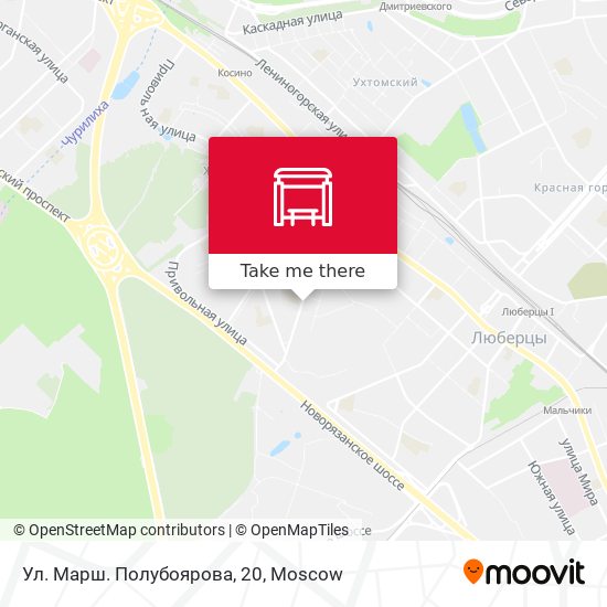 Ул. Марш. Полубоярова, 20 map