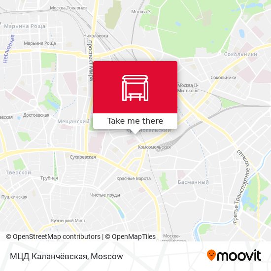 МЦД Каланчёвская map