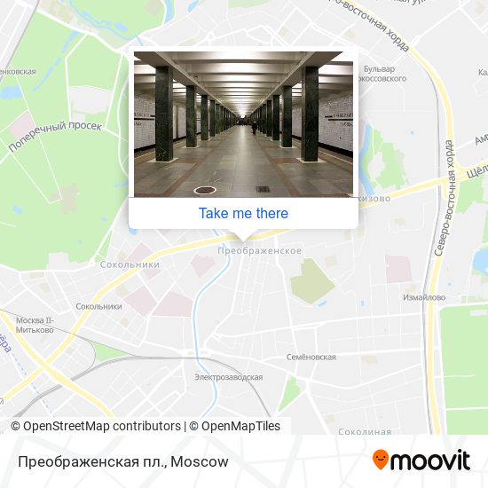 Преображенская пл. map