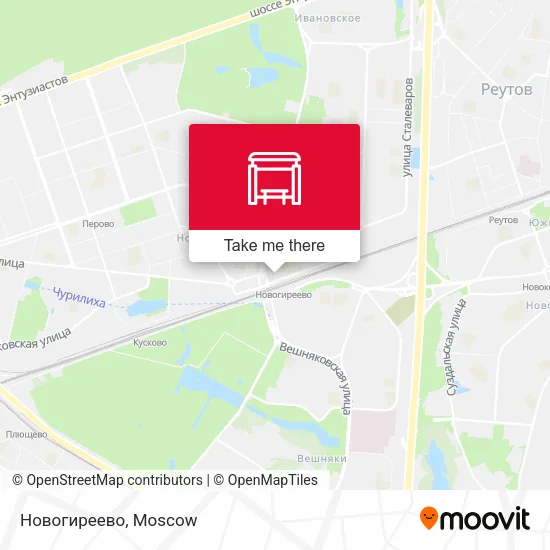 Новогиреево map