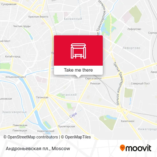Андроньевская пл. map