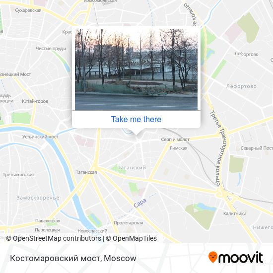 Костомаровский мост map