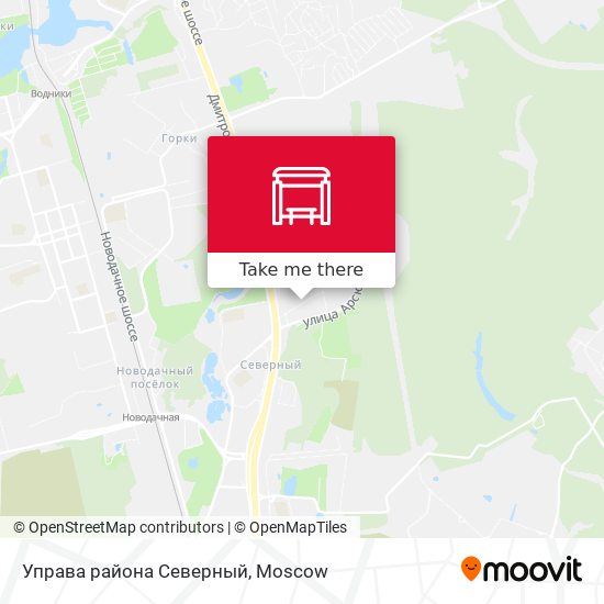 Управа района Северный map