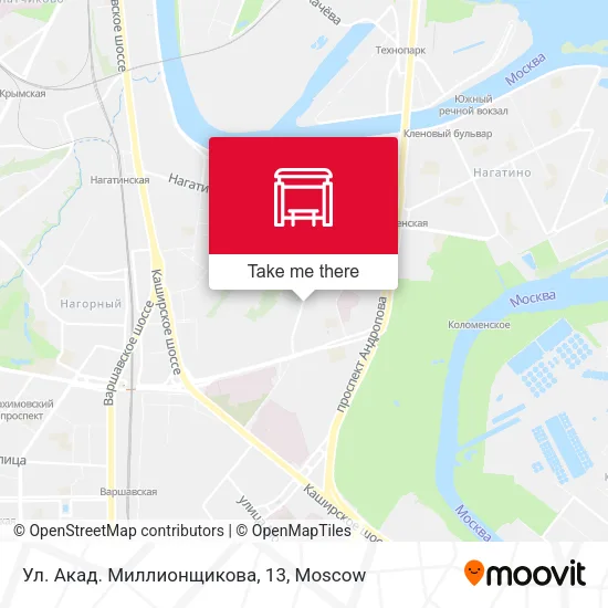 Ул. Акад. Миллионщикова, 13 map