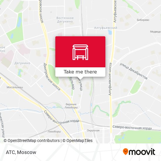 АТС map