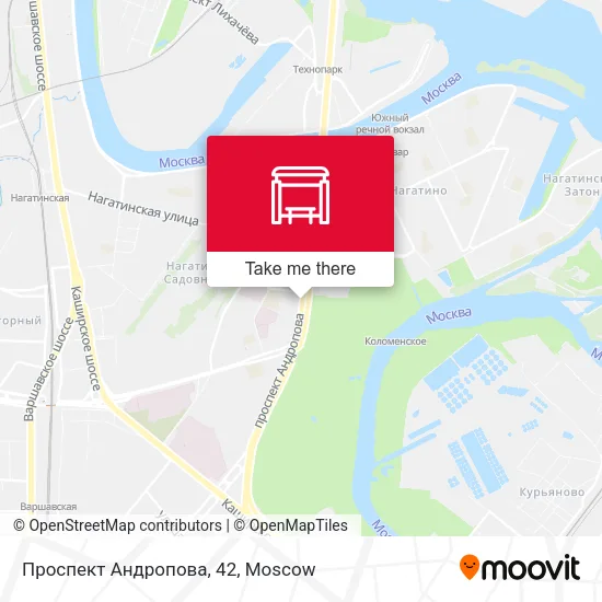 Проспект Андропова, 42 map