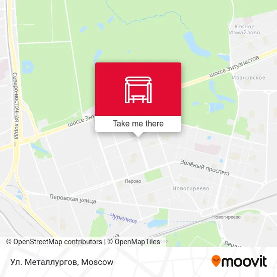 Ул. Металлургов map