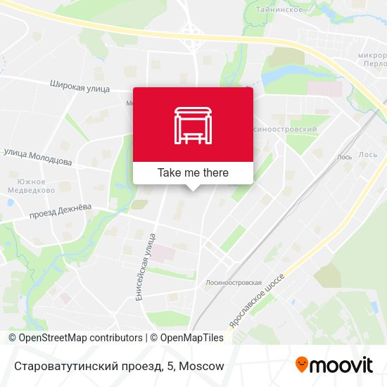Староватутинский проезд, 5 map