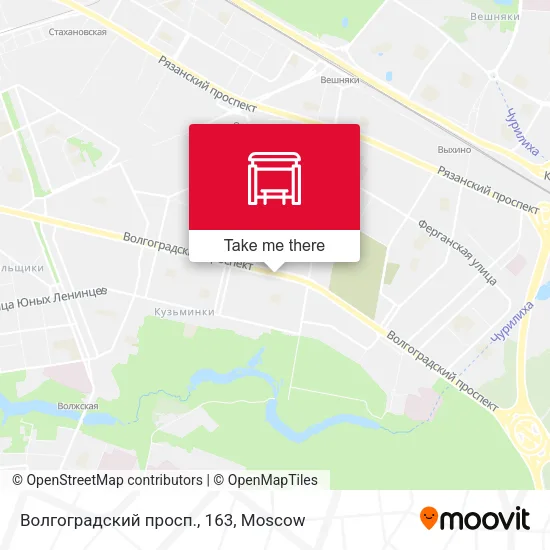 Волгоградский просп., 163 map