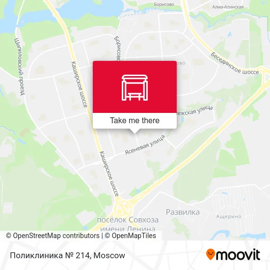 Поликлиника № 214 map