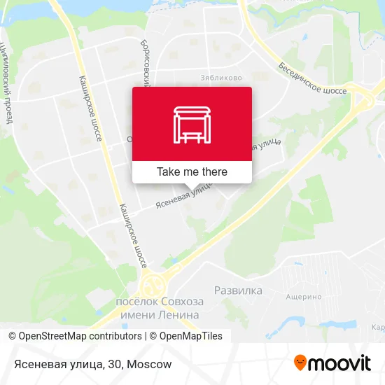 Ясеневая улица, 30 map