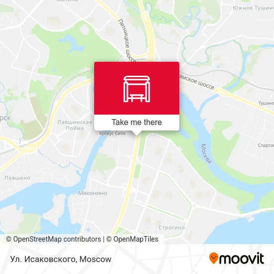 Ул. Исаковского map