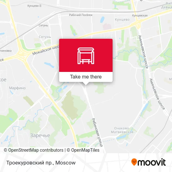 Троекуровский пр. map