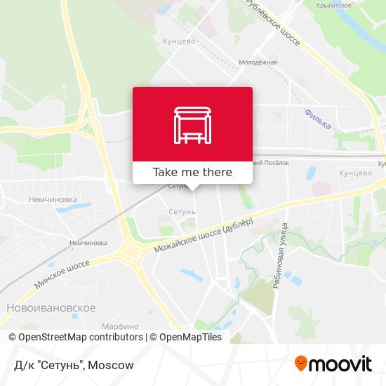 Д/к "Сетунь" map